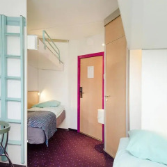 CABINN Odense Hotel 2* Стандартный семейный номер с разными типами кроватей фото 2