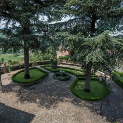 Отель Castello Di Mornico Losana Морнико-Лозана развлечения