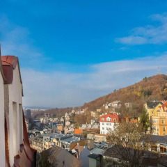 Отель Rezidence Vyšehradská Чехия, Карловы Вары - отзывы, цены и фото номеров - забронировать отель Rezidence Vyšehradská онлайн балкон