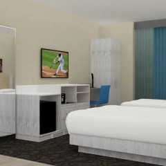 Отель DoubleTree by Hilton New York Times Square West 4* Стандартный номер с различными типами кроватей