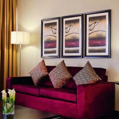 Movenpick Hotel Apartments Al Mamzar Dubai 5* Улучшенный номер с различными типами кроватей фото 2