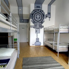 Heart of Gold Hostel Berlin Кровать в общем номере с двухъярусной кроватью фото 6