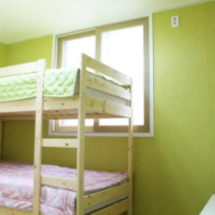 Отель Patio 59 Hongdae Guesthouse 2* Стандартный номер с двухъярусной кроватью фото 2