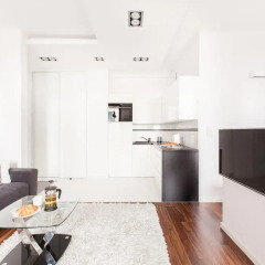 Отель Apartment4you Select Kolejowa Студия с различными типами кроватей фото 2