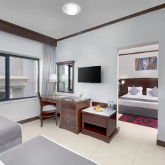 Admiral Plaza Hotel Dubai 3* Стандартный семейный номер с различными типами кроватей фото 3
