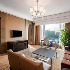 Отель Crowne Plaza Nanjing Jiangning 4* Улучшенный номер с различными типами кроватей фото 5