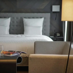 Отель Pullman Riga Old Town Улучшенный номер с различными типами кроватей фото 6