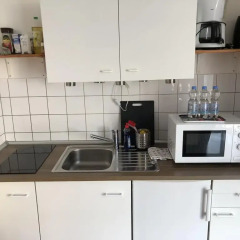 Отель Messe - Ferienwohnung Kuthsweg в номере фото 2