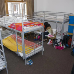 Rixpack Hostel Neukölln Кровать в общем номере с двухъярусной кроватью фото 11