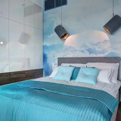 Отель Apartamenty Sky Tower Улучшенные апартаменты с различными типами кроватей фото 15