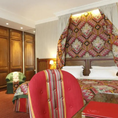Отель Hôtel Au Manoir St-Germain des Prés 4* Улучшенный номер с различными типами кроватей фото 4