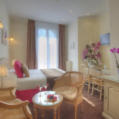 Отель Hôtel Vendôme 3* Стандартный номер с различными типами кроватей фото 2