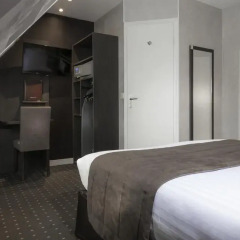 Отель Hôtel de La Paix Tour Eiffel 3* Стандартный номер с различными типами кроватей фото 9