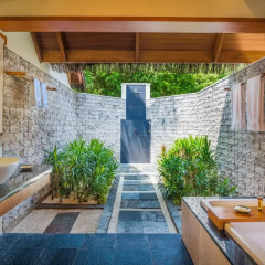 Отель Sheraton Maldives Full Moon Resort & Spa 5* Номер Делюкс с двуспальной кроватью фото 4