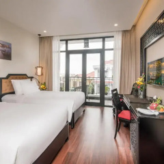 Отель Belle Maison Hadana Hoi An Resort & Spa - managed by H&K Hospitality. 4* Представительский номер с различными типами кроватей фото 3