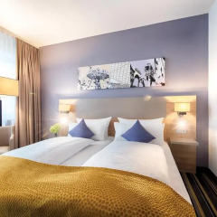 Отель Leonardo Hotel Munich City North Германия, Мюнхен - 2 отзыва об отеле, цены и фото номеров - забронировать отель Leonardo Hotel Munich City North онлайн комната для гостей фото 4