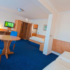 Apartment-Hotel Hamburg Mitte 3* Стандартный семейный номер разные типы кроватей фото 8