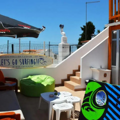 Ria Hostel Alvor Кровать в общем номере с двухъярусной кроватью фото 5