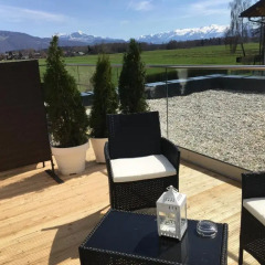 Апартаменты Kal's Studio Apartment Salzburg Зальцбург балкон
