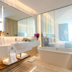 Отель Lancaster Bangkok 5* Номер Делюкс с различными типами кроватей фото 8