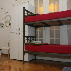 Time Hostel Кровать в общем номере с двухъярусной кроватью фото 15