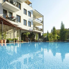 Отель Villa Maria Revas Болгария, Солнечный берег - отзывы, цены и фото номеров - забронировать отель Villa Maria Revas онлайн бассейн фото 2