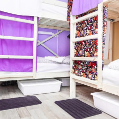 Гостиница Hostels Rus Vnukovo Кровати в общем номере с двухъярусными кроватями фото 12