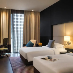 Отель The Boulevard Arjaan by Rotana комната для гостей фото 3