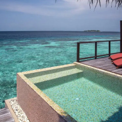 Отель Coco Bodu Hithi 5* Вилла разные типы кроватей фото 7