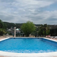 Отель Hostal Los Pinares Испания, Льорет-де-Мар - отзывы, цены и фото номеров - забронировать отель Hostal Los Pinares онлайн бассейн фото 2