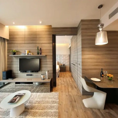 Отель Pan Pacific Serviced Suites Beach Road, Singapore удобства в номере