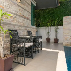 Отель The Ville Pool Villa Jomtien 3* Вилла с различными типами кроватей фото 25