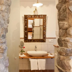 Отель Ottmanngut Suite and Breakfast Меран ванная