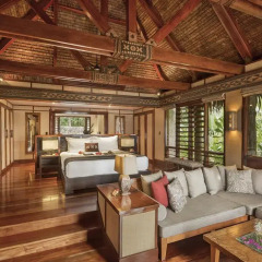 Отель Likuliku Lagoon Resort - Adults Only 5* Бунгало с различными типами кроватей фото 3