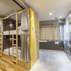 EAST57 ASAKUSABASHI - Hostel Кровать в общем номере с двухъярусной кроватью фото 12