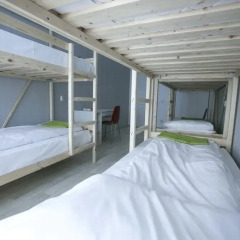 Хостел Bla Bla Hostel Rostov Кровать в мужском общем номере двухъярусные кровати фото 14