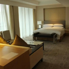 Отель Marco Polo Lingnan Tiandi Foshan Улучшенный номер с различными типами кроватей фото 2