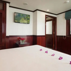 Отель Halong Silversea Cruise 3* Номер Делюкс с различными типами кроватей фото 4