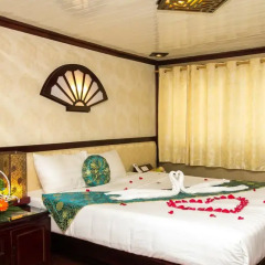 Отель Halong Fantasea Cruise 3* Номер Делюкс с двуспальной кроватью фото 20