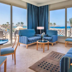 Отель Cleopatra Luxury Resort Makadi Bay 5* Представительский люкс с различными типами кроватей фото 2