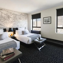 The Mayfair Hotel Los Angeles 3* Номер Делюкс с 2 отдельными кроватями фото 3