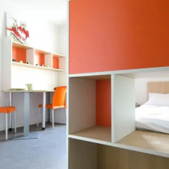 Отель Apparteo Lyon 7 Gerland Франция, Лион - отзывы, цены и фото номеров - забронировать отель Apparteo Lyon 7 Gerland онлайн интерьер отеля