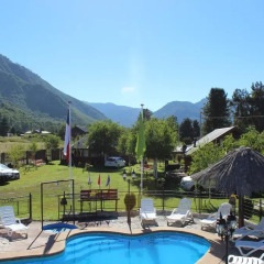Отель Cabañas Los Tilos бассейн