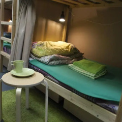 Nice Hostel Кровать в общем номере фото 13
