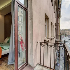 Апартаменты Apartments Vesta in Grivtsova Pereulok Санкт-Петербург балкон