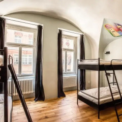 Ahoy! Hostel Кровать в общем номере с двухъярусной кроватью фото 7