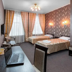 Гостиница Самара Люкс 3* Номер Бизнес двуспальная кровать фото 5