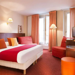 Отель Hôtel Londres Saint Honoré 2* Стандартный номер с различными типами кроватей фото 2