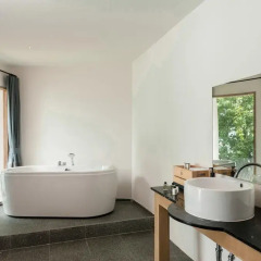 Отель Tamarina Bed & Bistro Таиланд, Самуи - отзывы, цены и фото номеров - забронировать отель Tamarina Bed & Bistro онлайн ванная фото 2