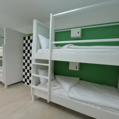 Downtown Central Hostel Кровать в общем номере с двухъярусной кроватью фото 10